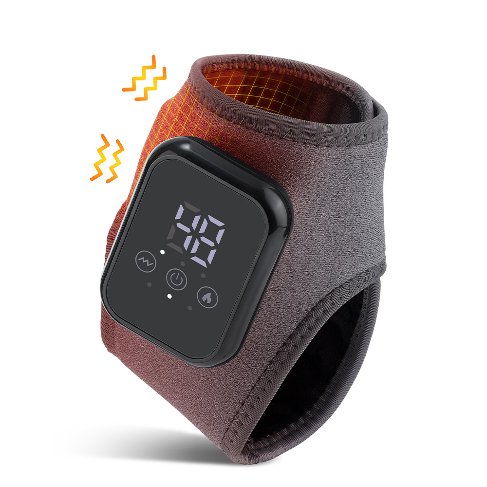 Cross-Border New Product Electric Heating Ankle Rechargeable Vibration Massage Hot Compress Ankle Joint Physiotherapy Instrument Ankle Hot Compress Massage