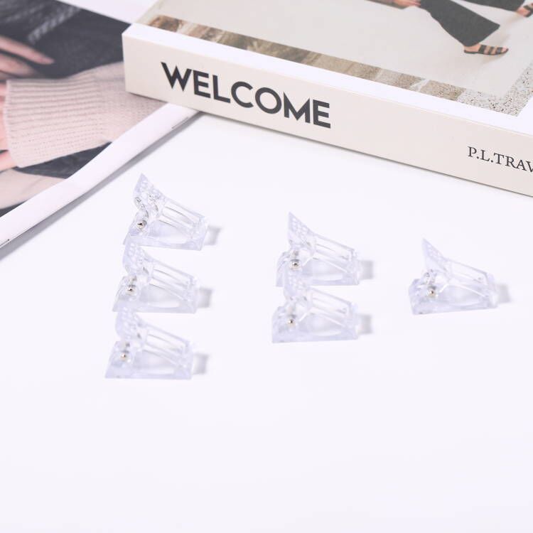 Cross-border in stock nail art crystal clip nail art fixing clip extension nail mold fixing nail auxiliary crystal glue clip