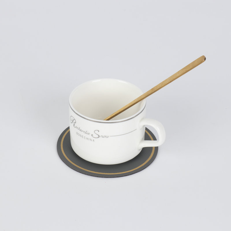 Leather Round 10cm Small Coasters, Bar Coasters, Restaurant Coffee Mats, Leather Coasters, Placemats, Ceramic Coasters