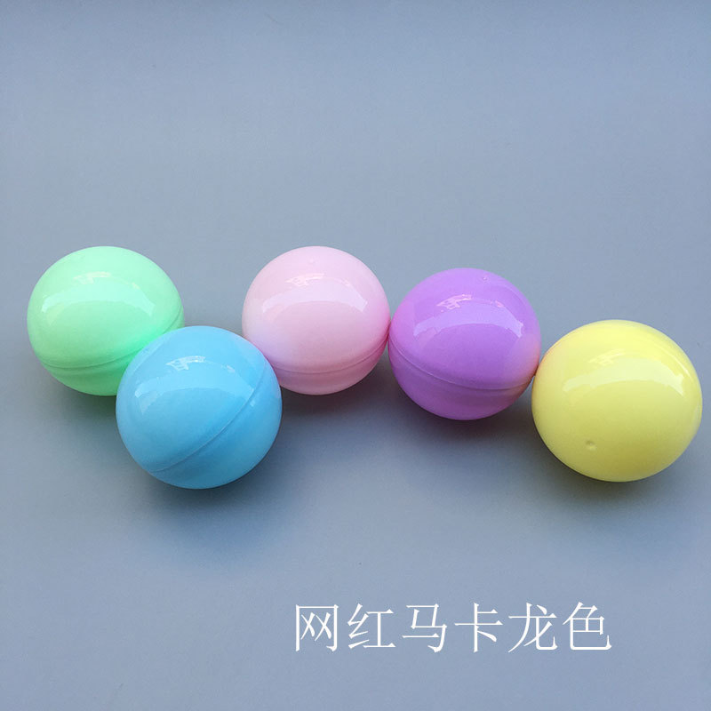 Gashapon 32 45 50 60 65 75 80 10 12mm macaroon transparent gashapon ball empty shell lottery ball