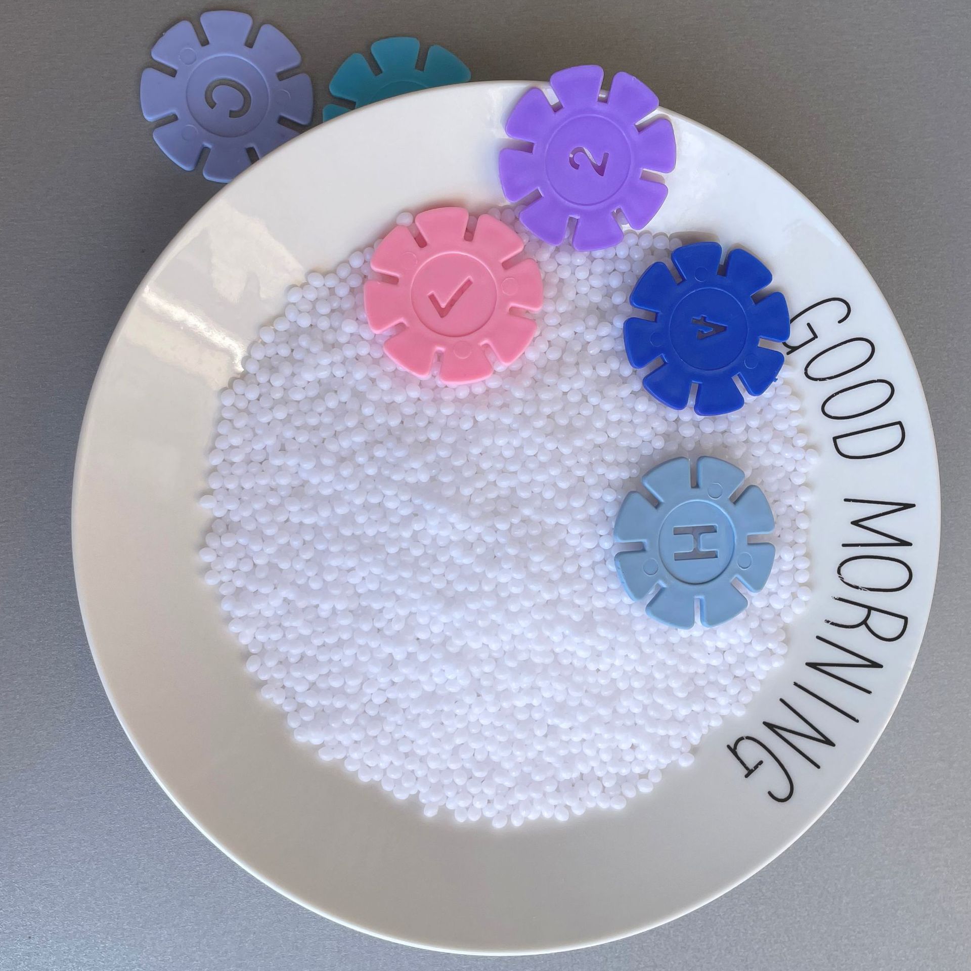 New Plastic Soil, Bright White and Round, Low Smell, Excellent Physical Performance, DIY Resin Clay Repair