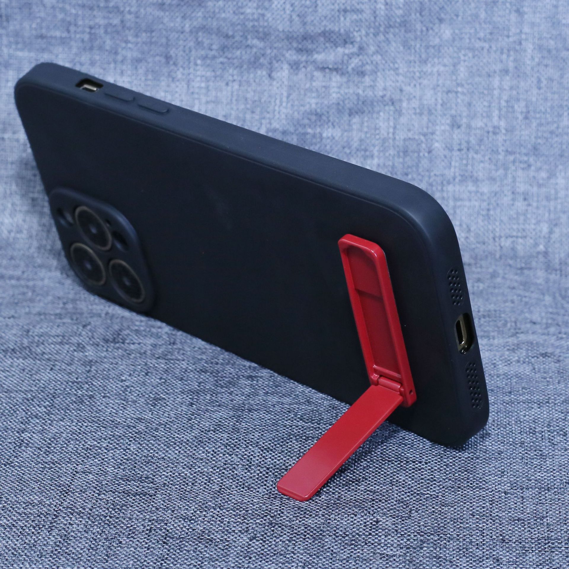 Mobile Phone Holder Multifunctional One-Word Clip Long Holder Neutral Ultra-Thin Mini Anti-Fall Mobile Phone Case Desktop Holder