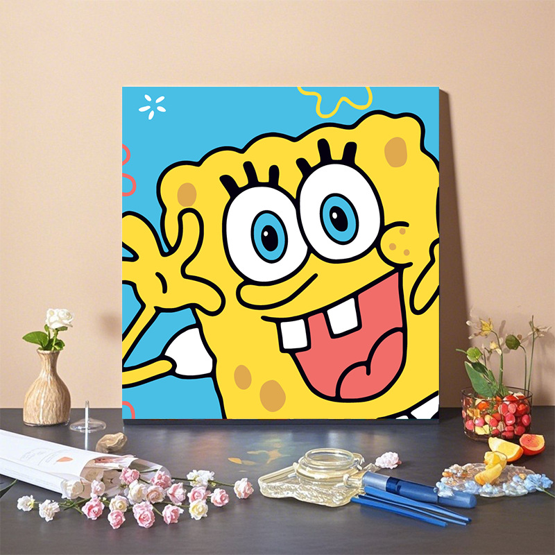 20*20 цифровая масляная живопись, делай сам, детская анимация, пейзаж, акриловая ручная раскраска, канцелярский магазин, ночной рынок, оптовая продажа