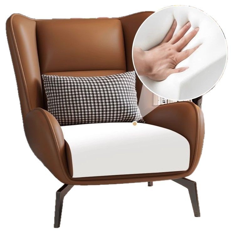 Italian Light Luxury Single Sofa Chair Living Room Minimalist Tiger Chair Designer Lazy Backrest Chair Bedroom Leisure Chair