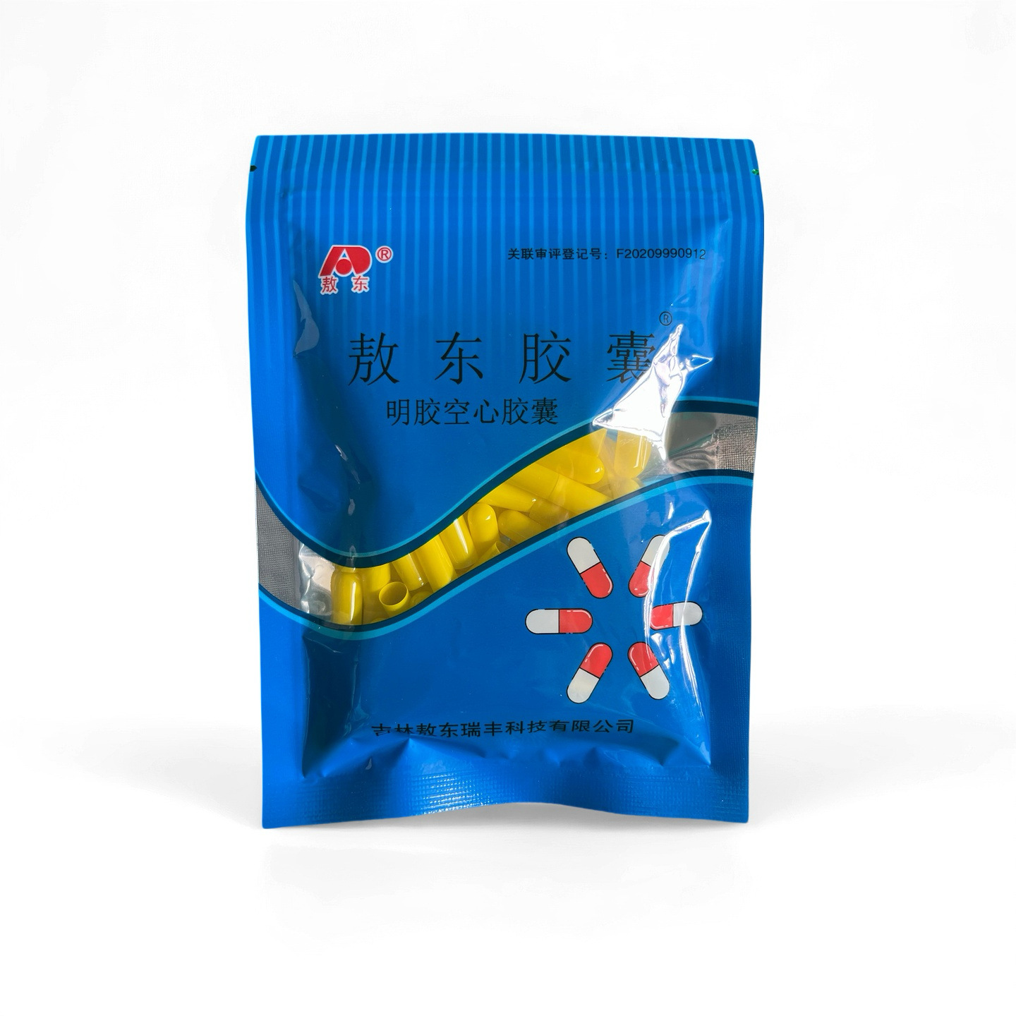 Пустая капсула № 0, зеленая и белая, цветная оболочка, растворимая в желудке, съедобная желатиновая капсула