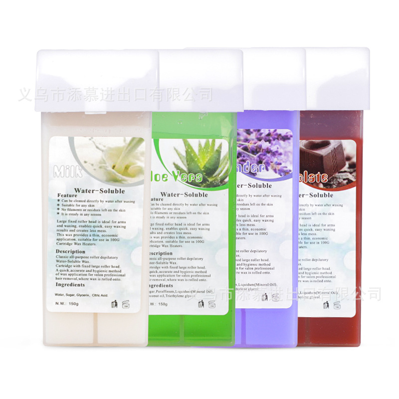 Hair Removal Wax Strip Ink Cartridge Wax Warm Wax Water-Soluble Beeswax Hand-Held Wax Ball Wax Body Cleaning 150g Sugar Wax