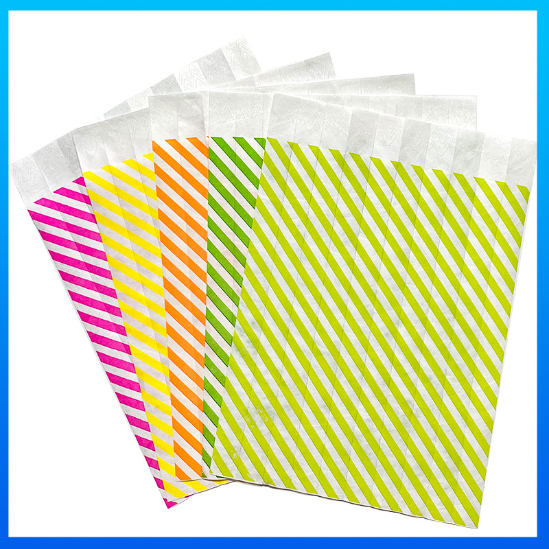 Factory Spot Disposable Bracelet Playground Concert Party DuPont Paper Custom Wristband Waterproof Paper Wristband
