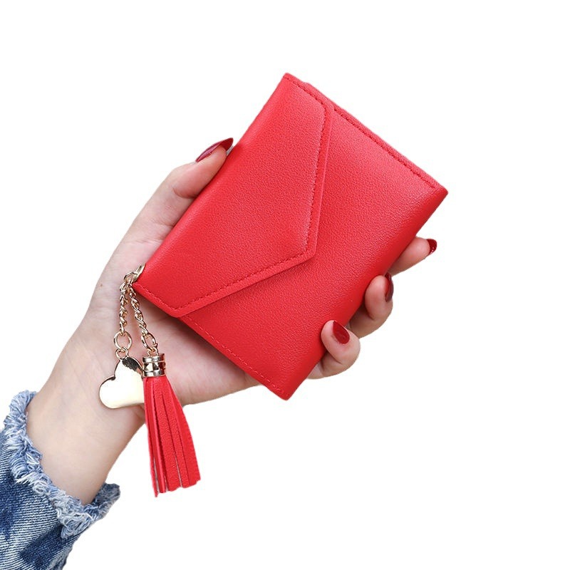 New Wallet Women's Short Multi-Card Women's Small Wallet Mini Student Small Handbag Fashion Coin Purse Clutch Bag