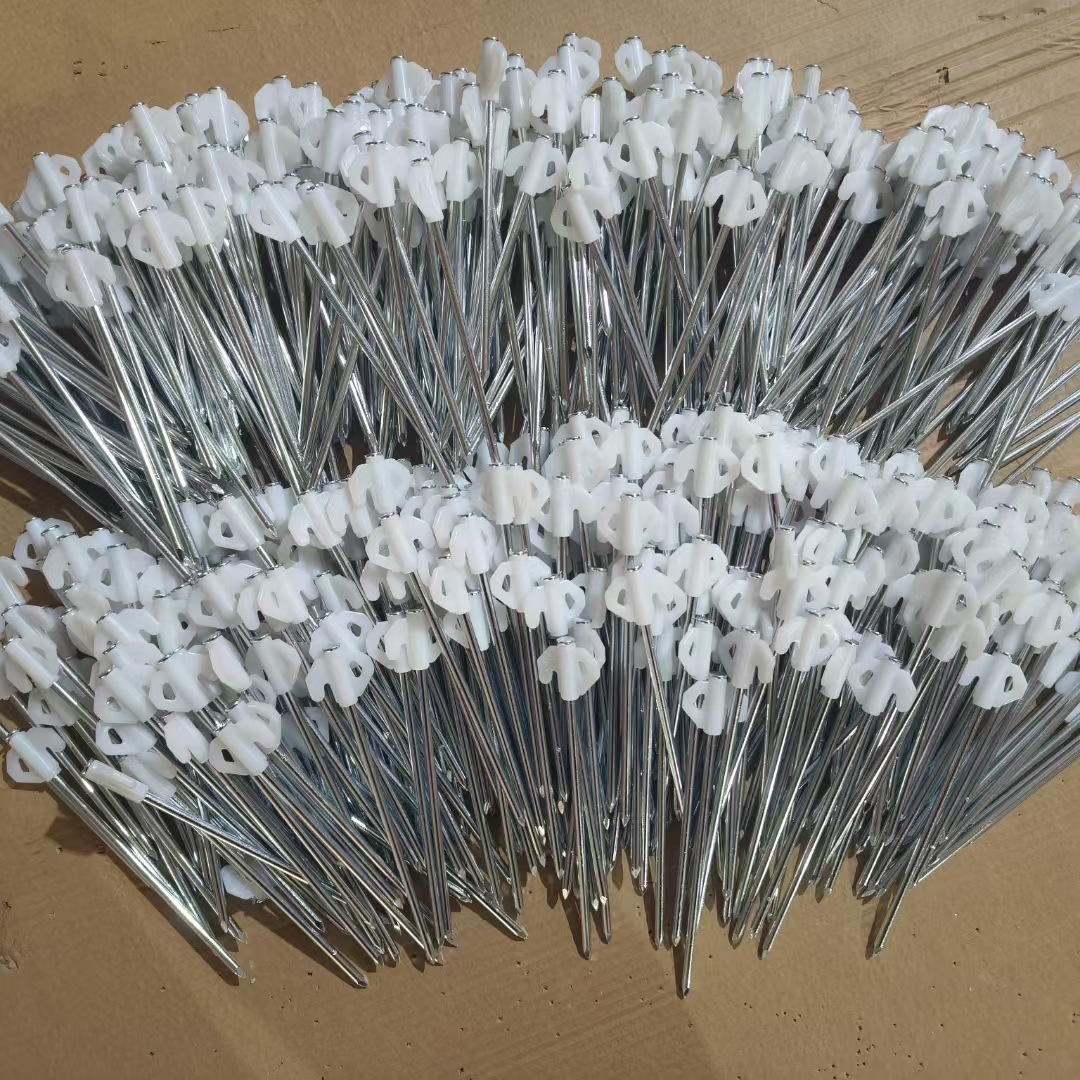 Outdoor Fixed Tent Pegs, Windproof Rope Pegs, Fluorescent Pegs, Extended Camping Pegs, Thickened Camping Iron Nails 20cm
