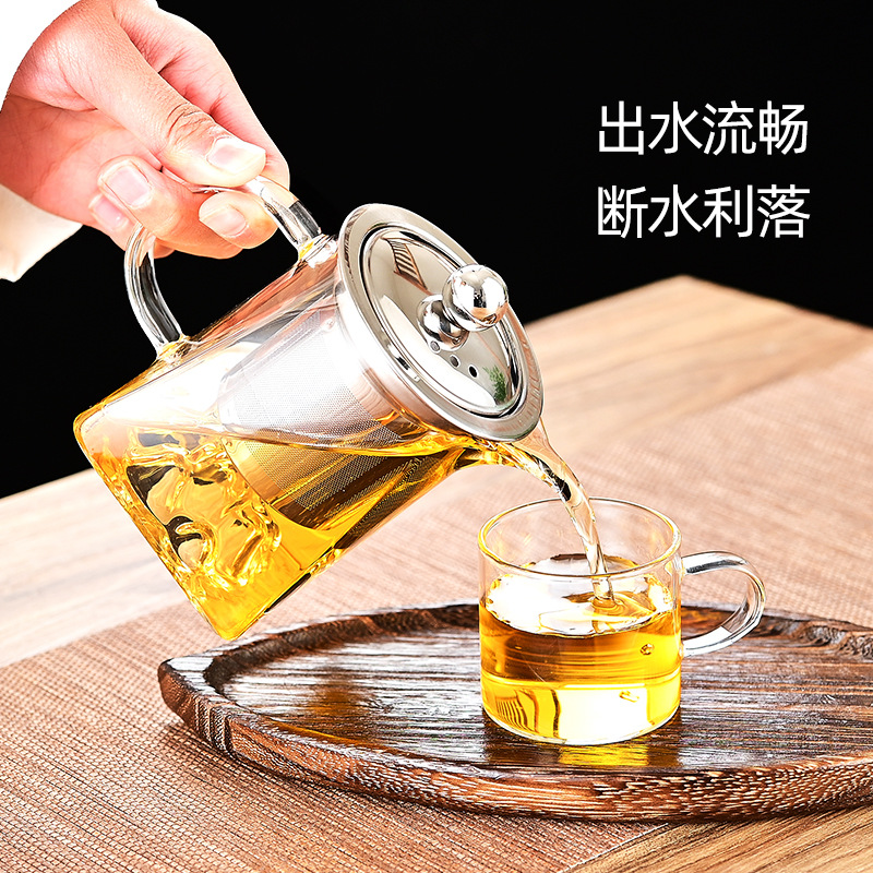 Customized Fair Cup Glass Tea Pitcher for Home Use, Heat-Resistant Tea Cup, Tea Divider, Kung Fu Tea Set, Guanshan