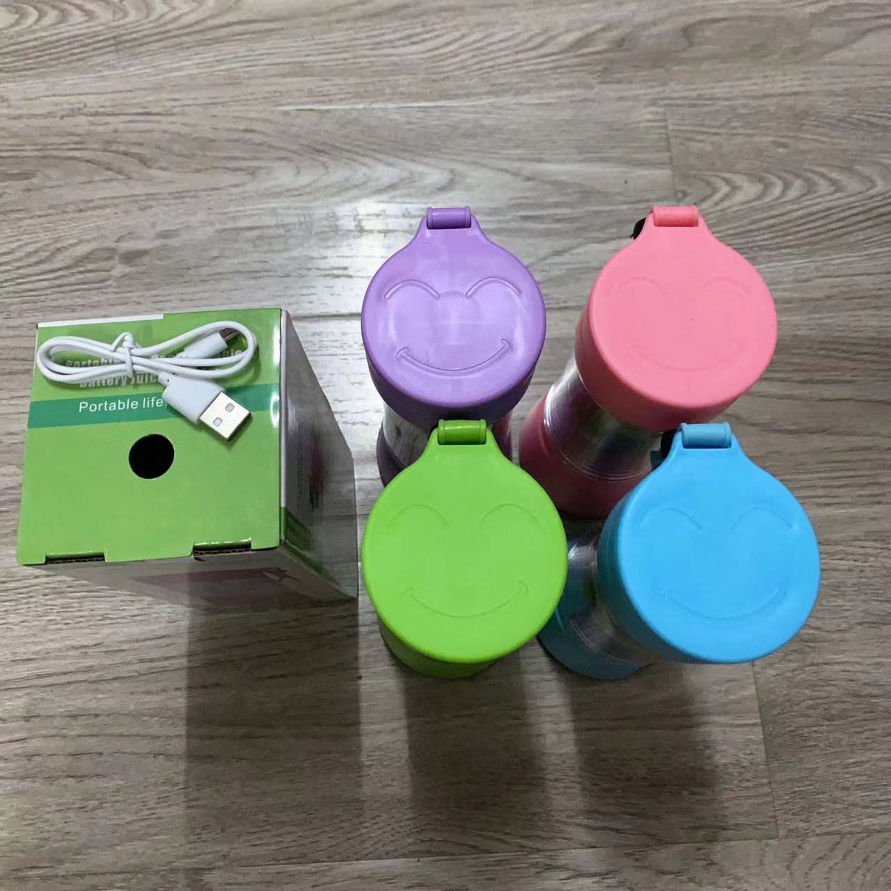 6-leaf cutter head electric mini whirlwind juicer household portable fruit juice cup juice cup