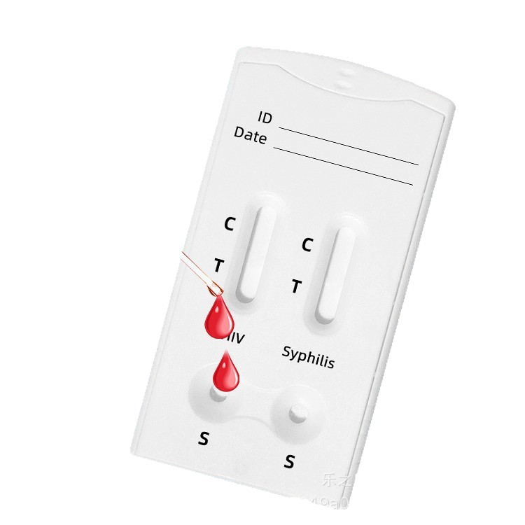 Wholesale Aotai Hiv Test Paper Tp Syphilis Hiv/Aids Two-In-One Test Kit Self-Test Self-Checking Reagent Card