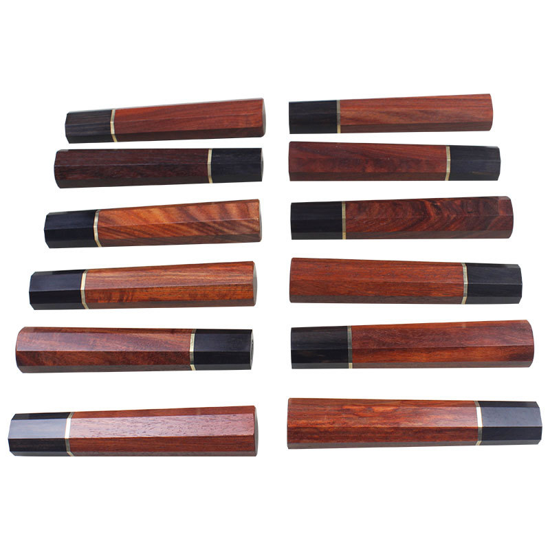 Handle octagonal handle Japanese-style beef knife willow blade blade dish practical wooden knife handle fish knife handle fish head knife handle handmade knife handle