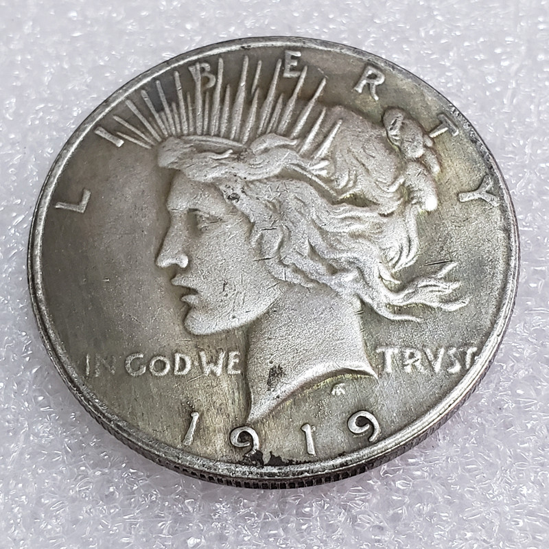 Antique Crafts 12 American Goddess Peace Yuan Foreign Trade Commemorative Coins Silver Dollar