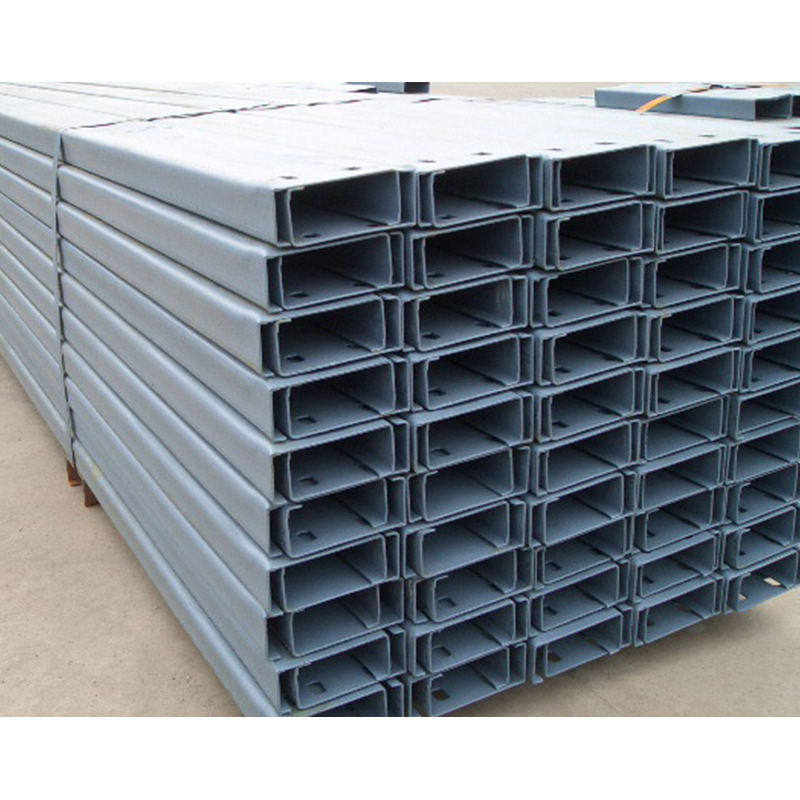 Galvanized C-Shaped Steel Manufacturer, Cold-Bent Punching, C-Shaped Steel Profile, Steel Structure, Construction Decoration Factory Use
