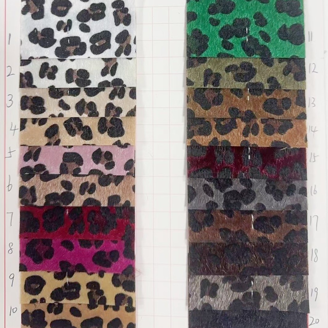 Horse Hair Animal Print Leopard Print Laminated Bags, Shoe Materials, Belts, Clothing, Leather Fabrics, Soft Ready-Made Wholesale
