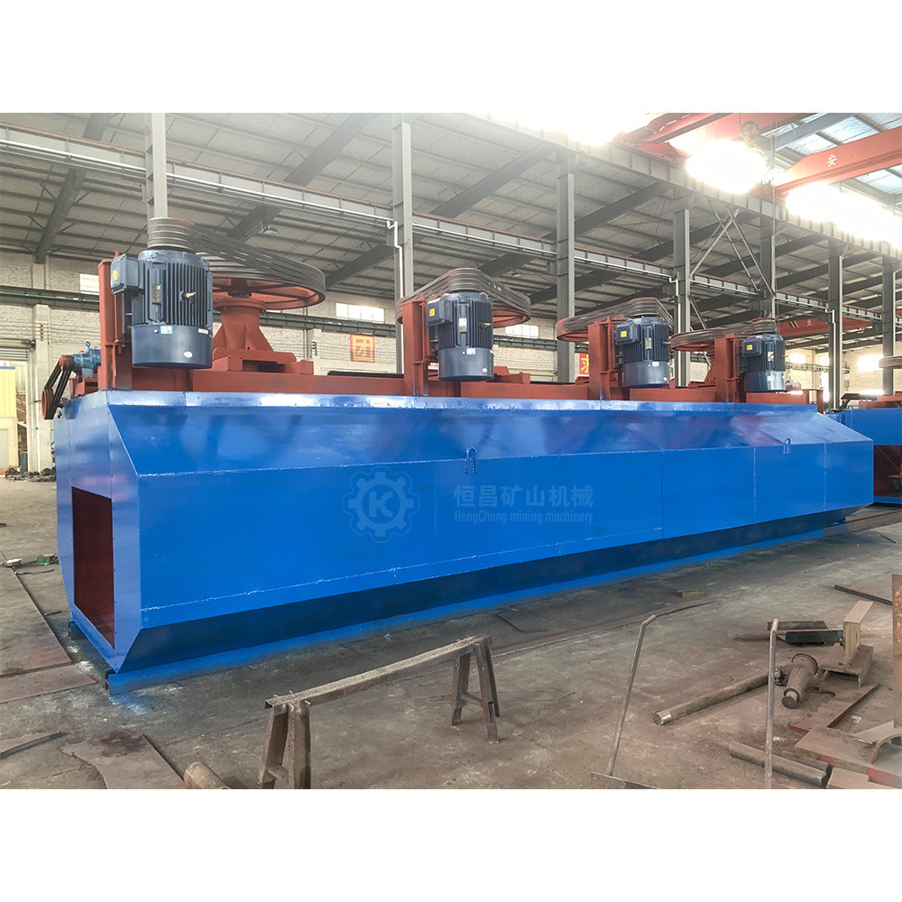 Multi-Trough Flotation Machine Hengchang Mining Machine Sf Type Small Laboratory Quartz Sand Fluorite Ore Non-Ferrous Metal Flotation