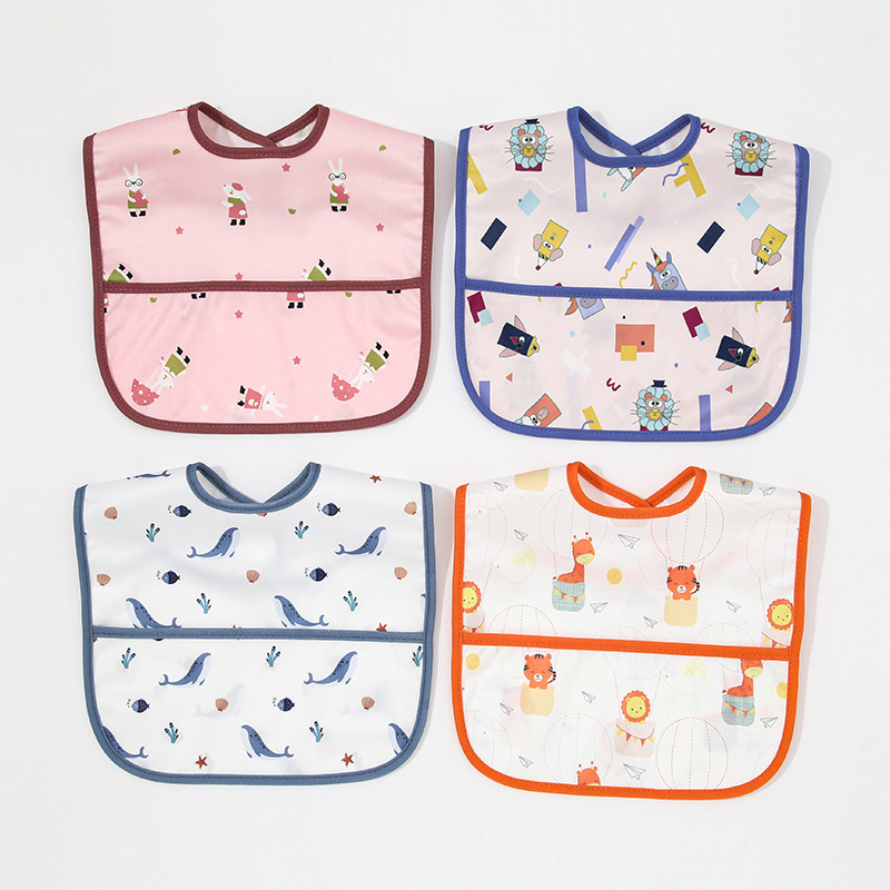 Cross-border children's bib baby three-dimensional bib baby waterproof Disposable bib super soft bib bib bib bib wholesale