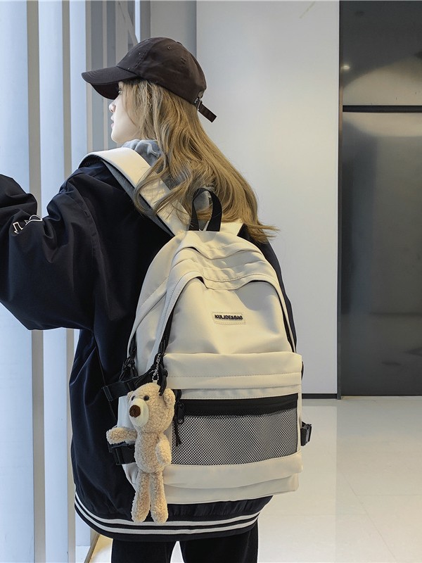 New Couple Backpack Ready for Sale Wholesale Junior High School Student Large Capacity School Bag Simple Fashion Outdoor Travel Backpack