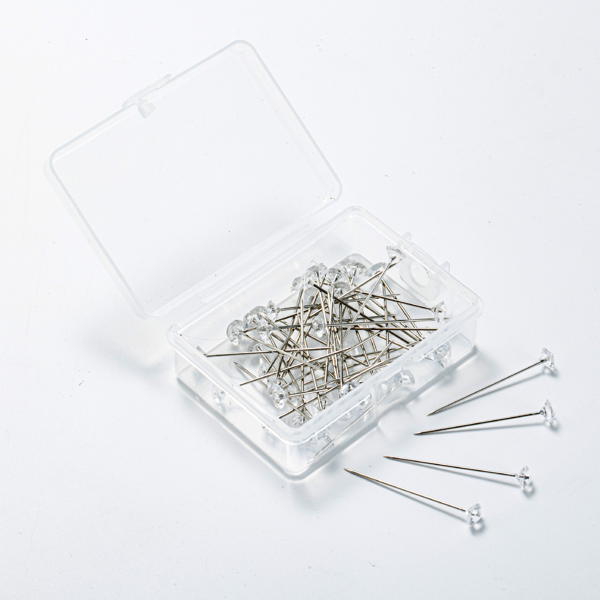 Looking for Factory Scattered Needle Diamond Transparent Pin Flower Decorative Needle Cutting Patchwork Positioning Needle DIY Jewelry