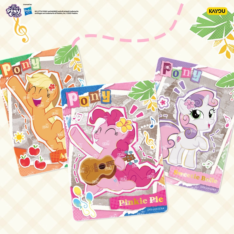 Authentic Card Game Pony Card Baoli Fun Shadow Pack 12345 Cr Black Back Card Collection Card 2 Yuan Pack Full Box