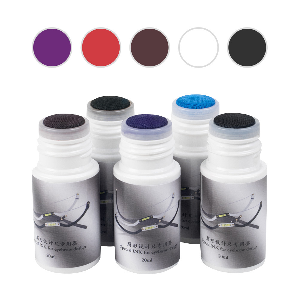 Factory direct tattoo level positioning eyebrow line eyebrow dye cross-border wholesale beauty makeup tools