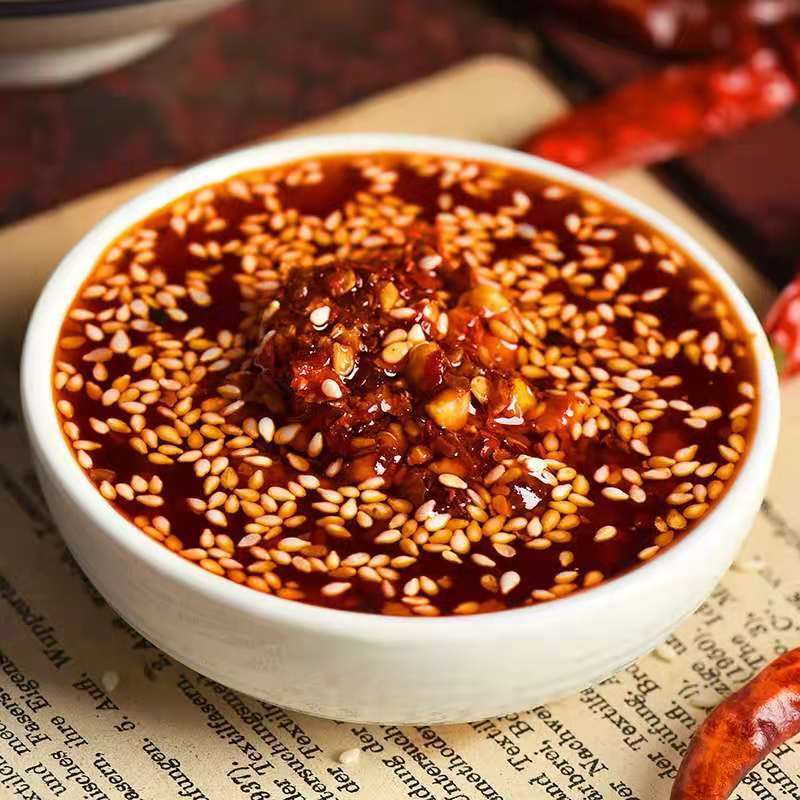 Red Oil Takeaway Chili Oil Spicy Spicy Noodles Dumpling Oil Spicy Sichuan Dipping Cold Dish Seasoning Pack
