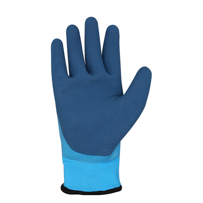 Dengsheng winter warm gloves cold storage waterproof fishing fleece-lined wear-resistant winter padded antifreeze labor gloves wholesale