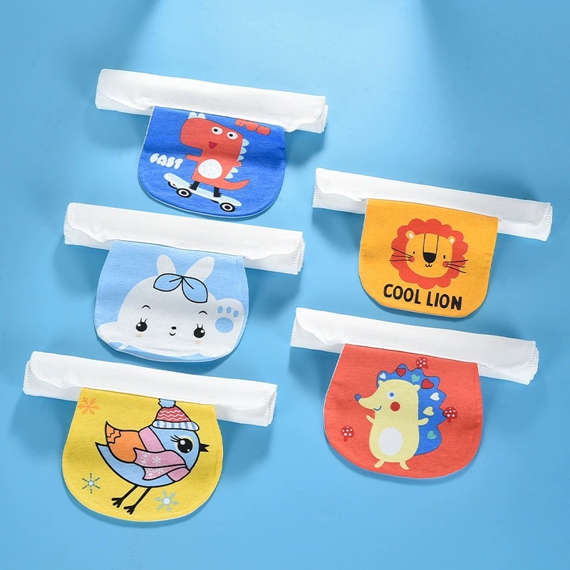 Children's cotton gauze four layers 1 baby cotton soft pad back towel cartoon sweat towel baby sweat towel kindergarten