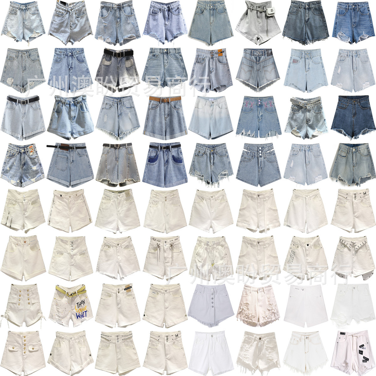 Retro Distressed Denim Shorts for Women Summer 2025 New High-Waisted Loose A-Line Slimming Look Hot Pants Raw Edge Super Shorts