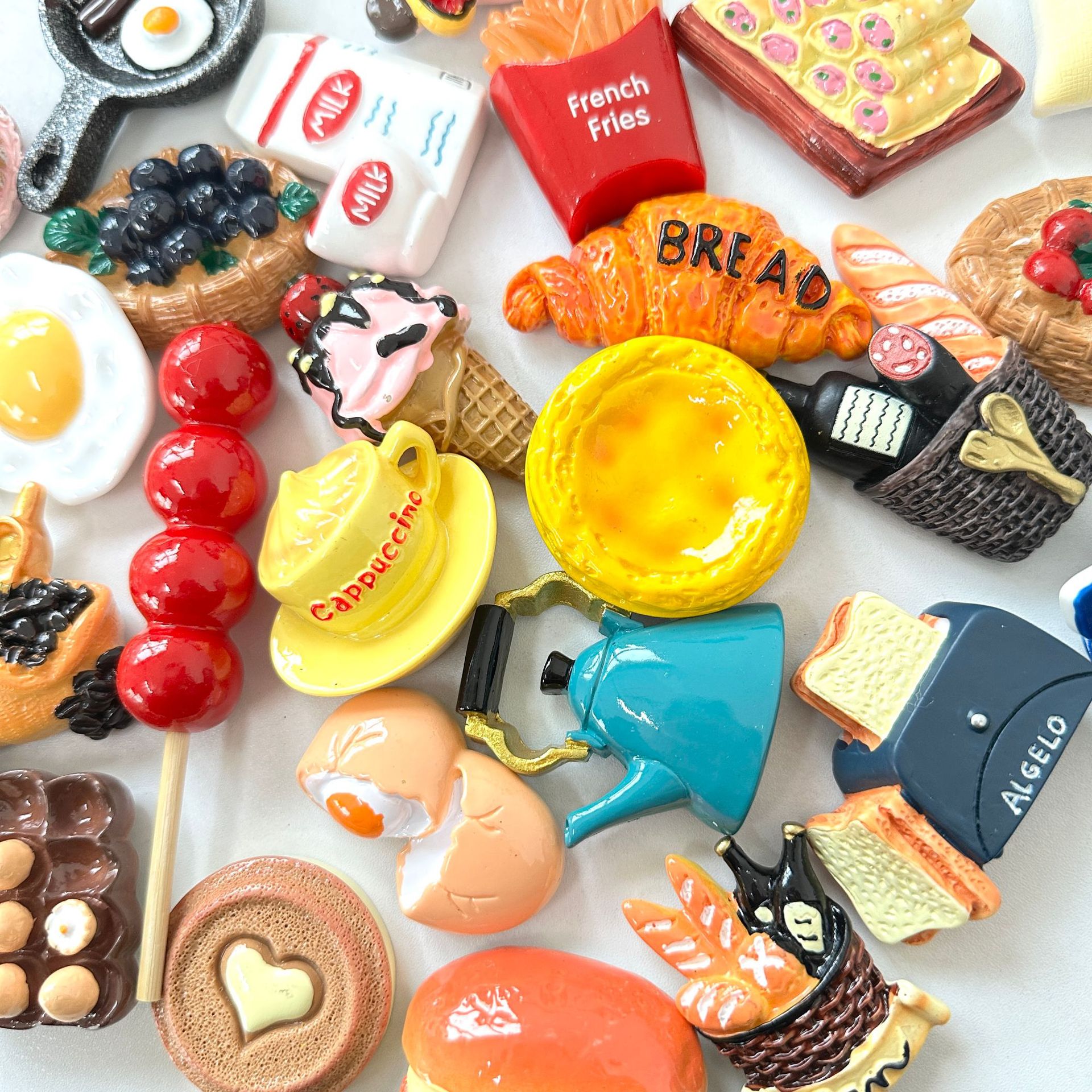 Симуляция Европейская высококачественная еда смола DIY Заколка для волос Чехол для телефона Трехмерное украшение Аксессуары для холодильника