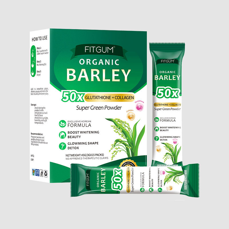 Cross-border Trade Southeast Asia Barley Seedling Powder Barley Grass Powder FITGUM Pure barley flower