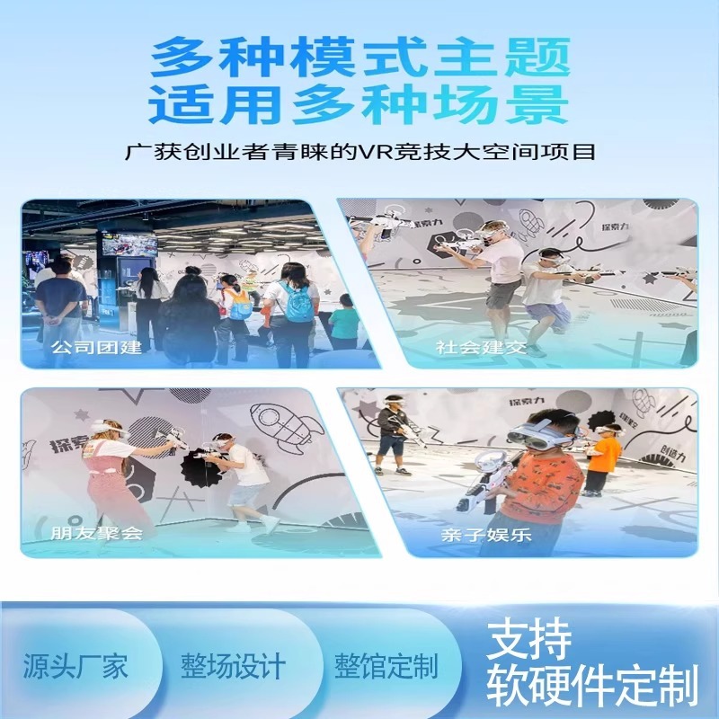 Vr Large Space Experience Hall Immersive Interactive Multiplayer Online Simulation Cs Shooting Battle Experience Hall Scenic Spot Shopping Mall