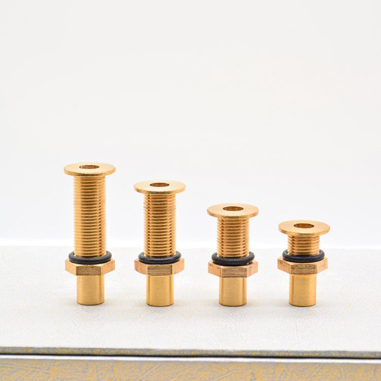 Bamboo Tea Tray Plastic Chassis Copper Pipe Joint Accessories Stainless Steel Water Storage Tray Drain Pipe Water Outlet Safety Capacity