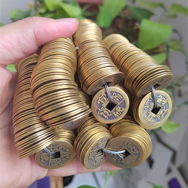 Factory copper money wholesale brass copper money five Emperor money alloy copper five Emperor money shake sound explosion imitation brass antique coins
