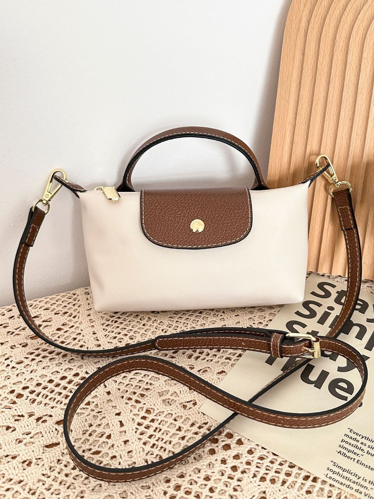 Cross-Border Popular Bags for Women 2024 Autumn and Winter New High-End Nylon Dumpling Bag Versatile Crossbody Canvas Handbag