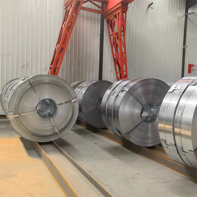 Galvanized Strip Steel Customized Processing of Galvanized Steel Plates Galvanized Strapping Slitting High Zinc Layer Light Steel Keel Steel Strip