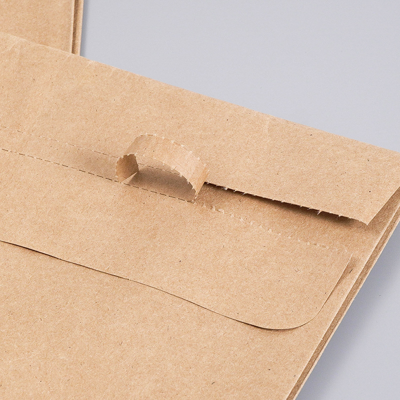 Manufacturer Wholesale Creative Kraft Paper Self-Adhesive Bag Envelope Cross-Border Environmentally Friendly Kraft Paper Express Bag Express Envelope Bag