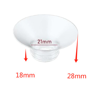 Amazon Wearable flange breast pump caliber telescopic mouth small nipple small size trumpet cover converter bare