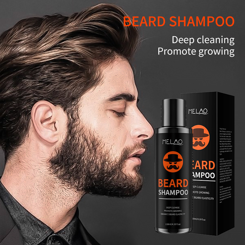 Cross-border Beard Shampoo Gentle Cleaning and Care Beard Moisturizing Oil Control Hydrating Toner OEM