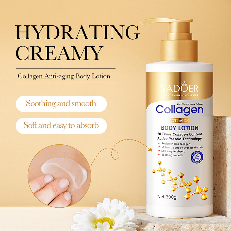 Cross-Border Spot Collagen Series Sadoer Moisturizing and Moisturizing Face Cream Body Lotion Export Factory Direct Sales