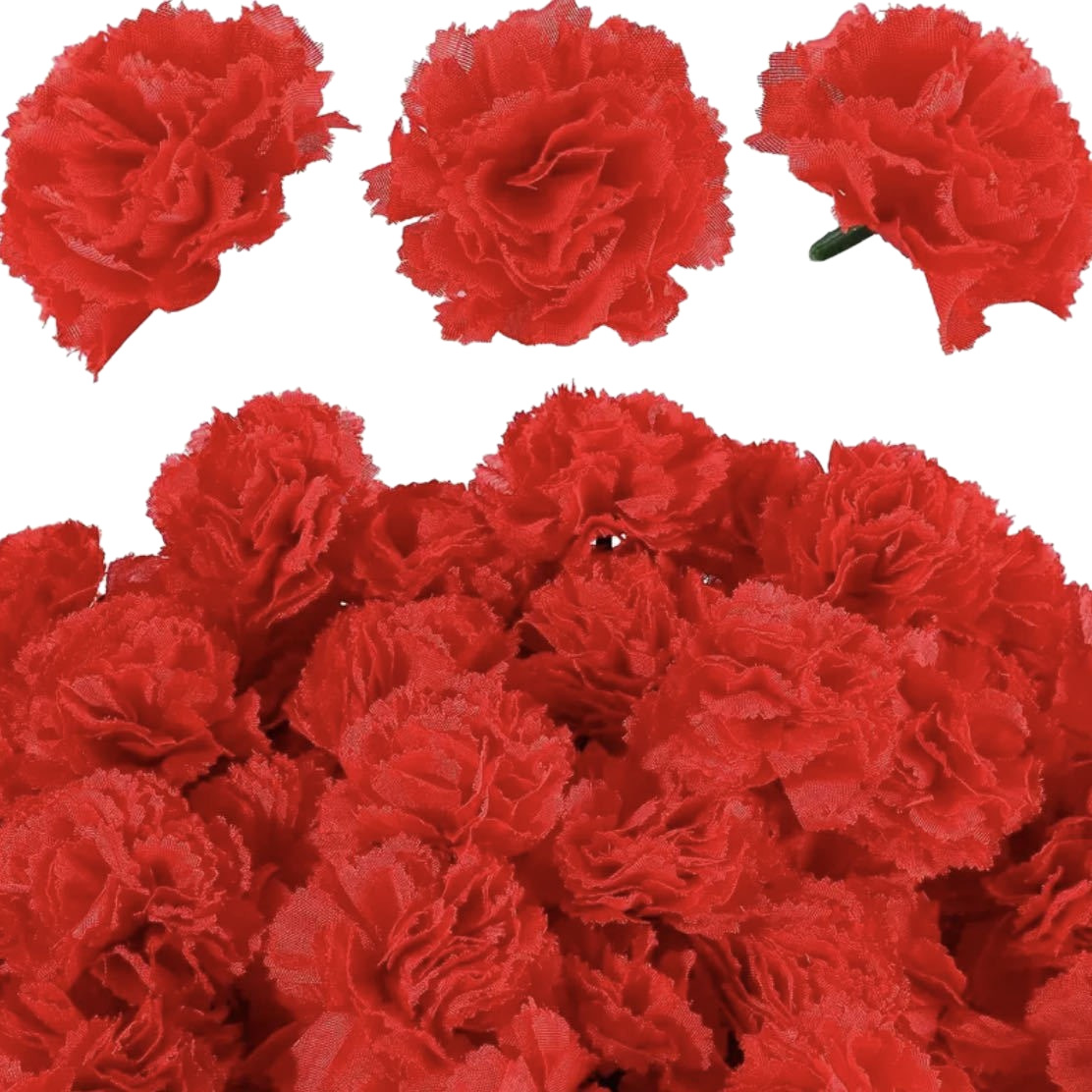 Artificial Small Carnation Wedding Decoration Flower Head Project Flower Arrangement Marigold Small Lilac Gift Flower Garland with Flowers