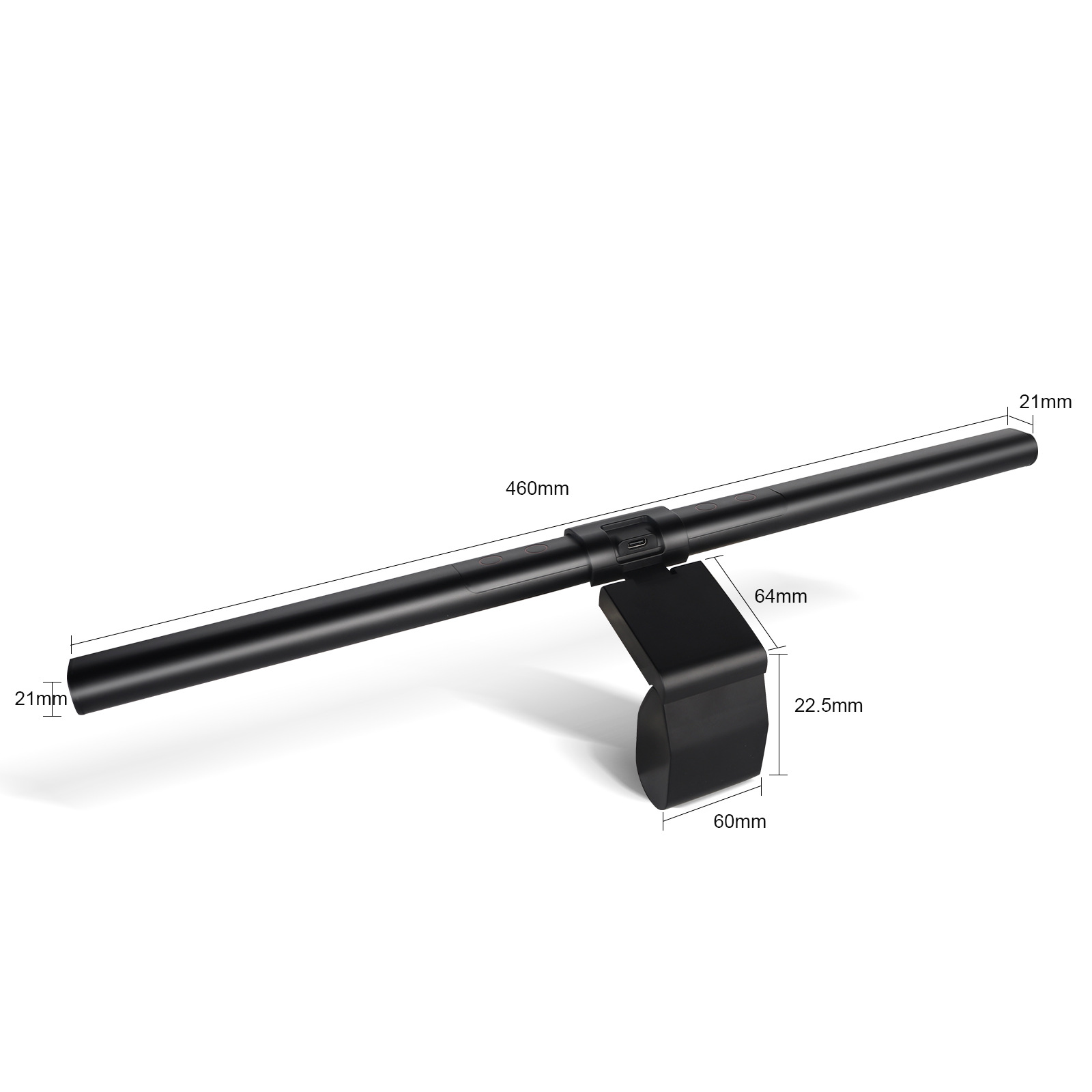 Remote Control Backlight Asymmetric Light Source Color Rendering Learning Stepless Adjustment Screen Hanging Lamp Led Cross-Border Hot Sale