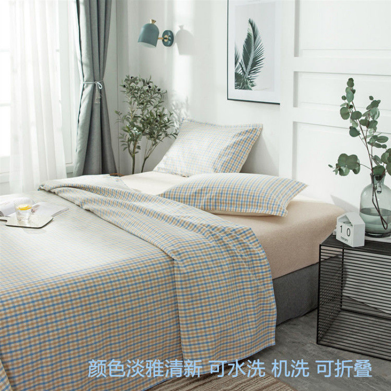 Льняной мат, трехкомпонентный набор, чистый льняной мат для младенцев, простыни, двойные простые сетки, ледяной шелк, 1.8м, дышащий и прохладный