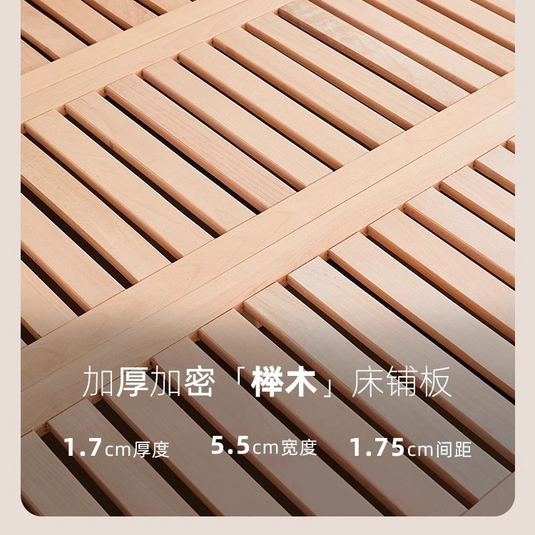 Dama Si French Retro Old Paris Bed Ash Wood Wedding Bed Solid Wood Double Bed Beech Wood 1.8m Double Bed