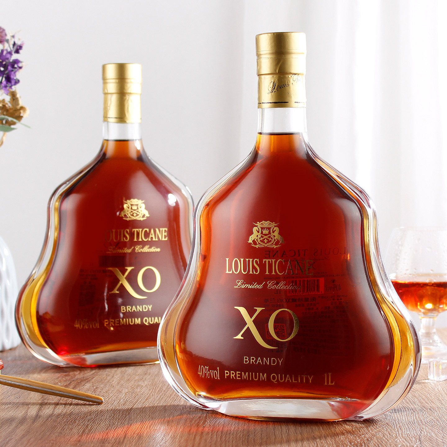 Xo Brandy Foreign Liquor Louis D'Or Limited Edition Large Capacity 1L Whole Box Free Shipping Large Bottle