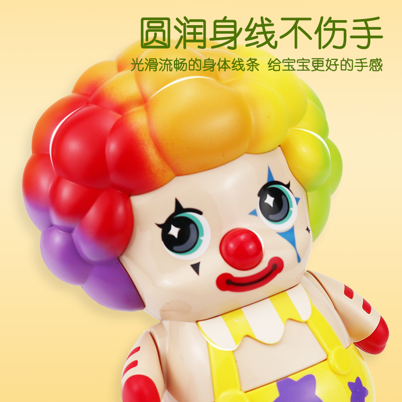 Cross-border Electric Children's Toys Light Music Dancing Clown Doll Dancing Robot Baby Toys Wholesale