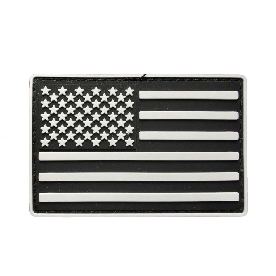 Spot Pvc Soft Rubber World Flag Tactical Velcro Various Flag Armband Velcro Tactical Backpack Stickers