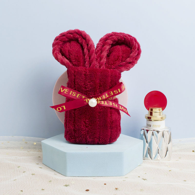 Little Rabbit Towel Souvenir Children's Towel Wedding Candy Gift Wholesale New Year's Day Christmas Gift