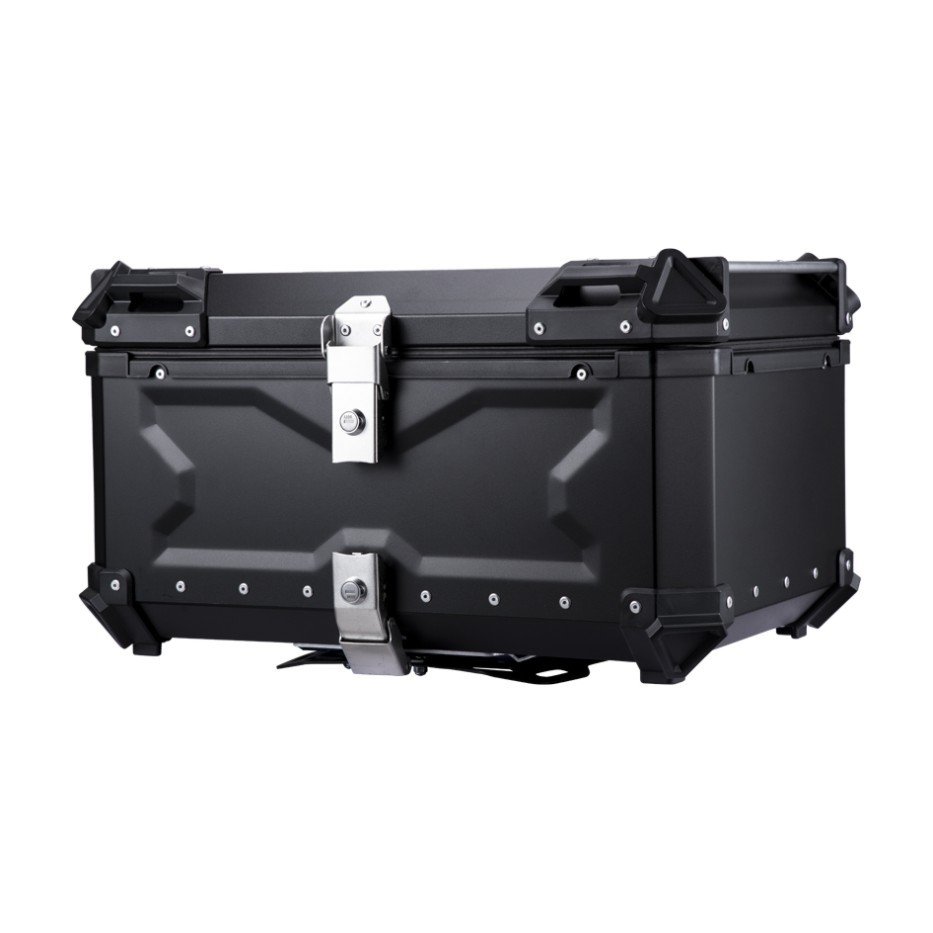 Now 55L/65L/80L/100L large capacity aluminum alloy motorcycle trunk advanced durable removable plane